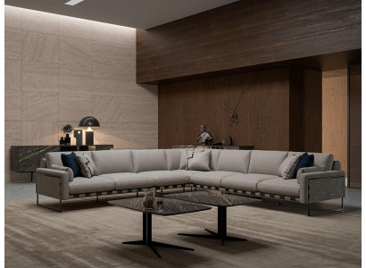 Wohnzimmer Komplett 3tlg Ecksofa Luxus Sofa L Form Neu 2x Couchtisch