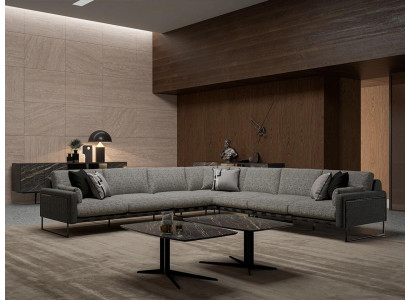 Ecksofa Luxus Eckgarnitur Textilsofa L Form Grau Couch Design Neu Couchtisch