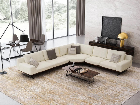 Design Ecksofa L Form Textil Wohnzimmer Couchtisch Luxus Polstermöbel Neu