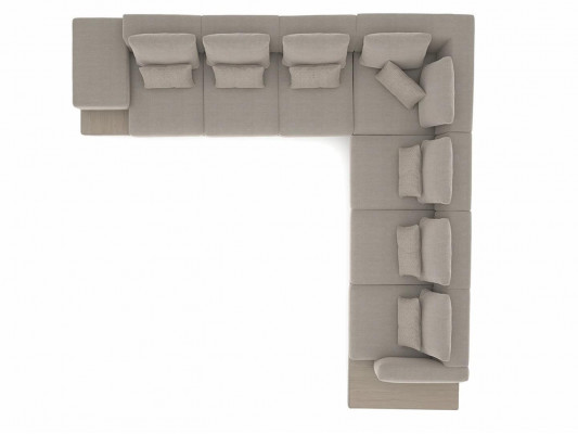 Designer Garnitur Wohnzimmer Ecksofa L-Form Einrichtung Luxus Möbel Neu