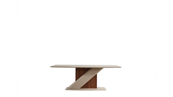  Schicker bequemer Esstisch im Esszimmer in beige Farbe aus Qualitätsholz