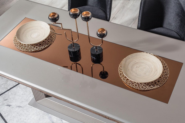 Modern Esszimmer Set Besteht aus Esstisch und 6x Stühle Stilvoll 7tlg.