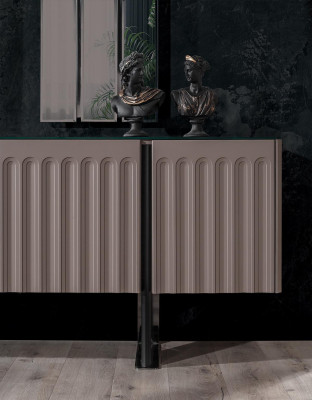  Modern Esszimmer Set Besteht aus Anrichte und 2x Spiegel Perfekte 3tlg.