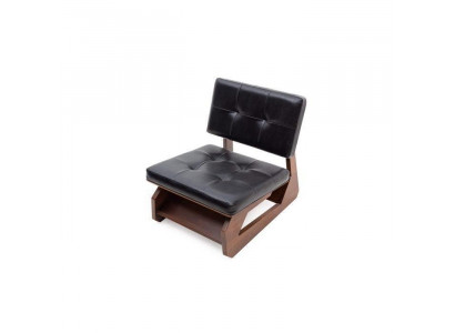  Sessel Modern Holz Design Wohnzimmer Möbel Schwarz farbe Luxus Stil