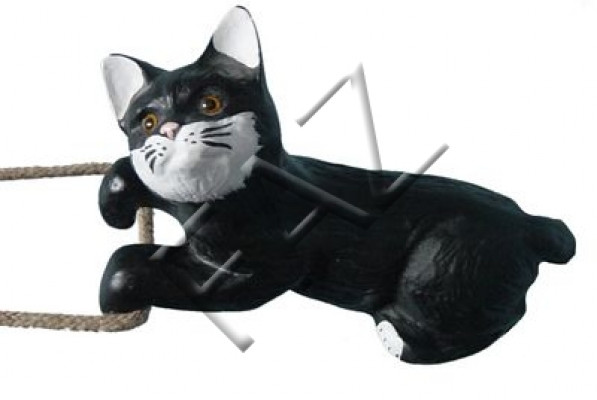 Design Katze Figur Garten Statue Skulptur Figuren Skulpturen Dekoration C346 Neu