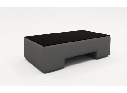 Leder Kaffee Design Polster Couch Tisch Wohnzimmer Glastische Tische