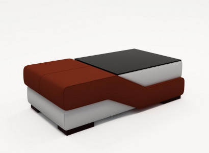 Designer Glastisch Tisch Polster Modern Wohnzimmer Leder Couch Sofa