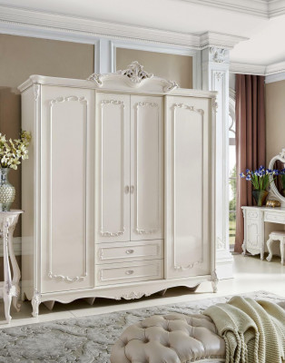 Antik Stil Kleiderschrank Barock Klassischer Schrank Massivholz Schränke Neu