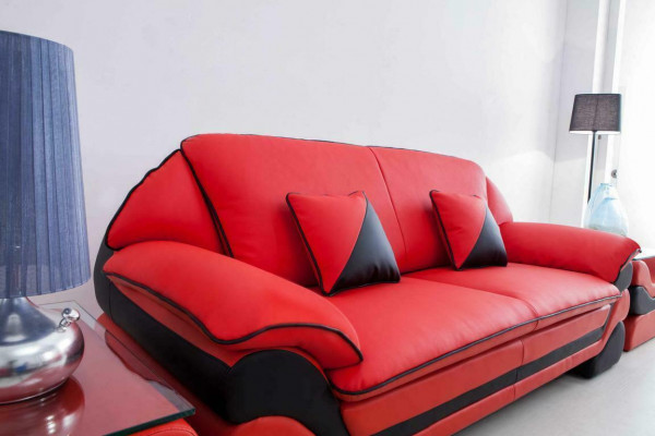 Klassische Couch Polster Sofagarnitur 3+2+1 Komplett Set Leder Sofas