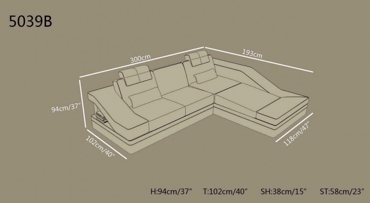 Design Ecken Polster Eck Sofa XXL BigCouch Leder Sofas Garnitur