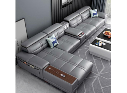 Ecksofas Ecksofa L-form Polster Sofa Sofas Relax Sitz Möbel Wohnlandschaft Couch