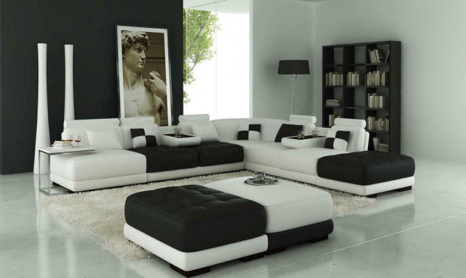 XXL Designer Wohnlandschaft Polster L Form Ecksofa Eck Garnitur Sofa