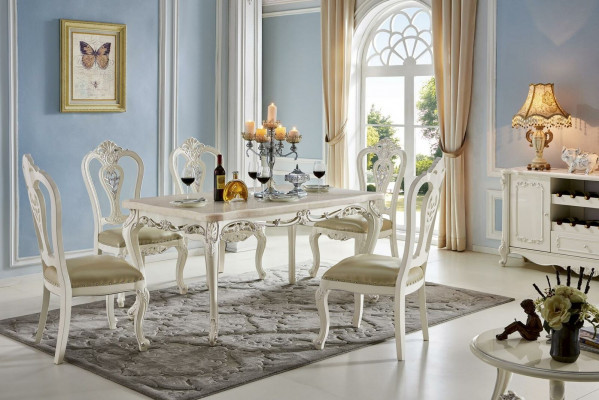 Stuhl Set 4x Stühle Polster Küchen Wohnzimmer Garnitur Esszimmer Set
