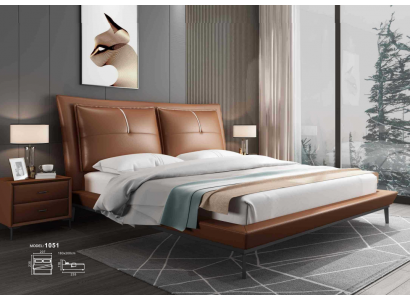 Designer Bett Schlafzimmer Betten Hotel Leder Italienische Möbel