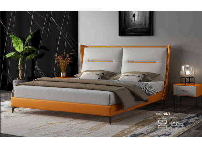 Modernes Design Bett 180x200 Leder Hotel Betten Doppel Schlaf Zimmer