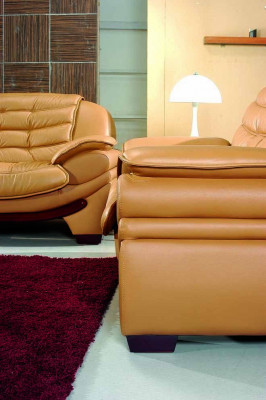 Sofagarnitur Couch Polster Sofa Leder Wohnzimmer Sitz 3+2+1 Set Garnituren