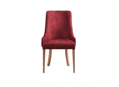 Roter Chesterfield Stuhl Moderner Lehnstuhl Luxus Polster Einsitzer Esszimmer Stühle