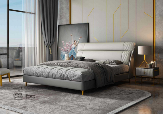 Design Leder Bett Luxus Polster Betten Doppel Modernes Ehe 180x200 Moderne Neu