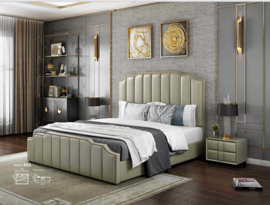 Schlafzimmer Luxus Bett Design Betten 180x200cm Doppel Hotel Möbel Einrichtung