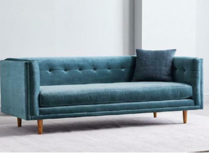 Wohnlandschaft Stoff Sofa 3 Sitzer Relax Sitz Design Couch Lounge Sofas Textil