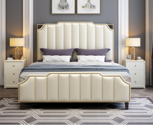 Bett Polster Design Luxus Doppel Hotel Betten Ehe 180x200cm Schlaf Zimmer