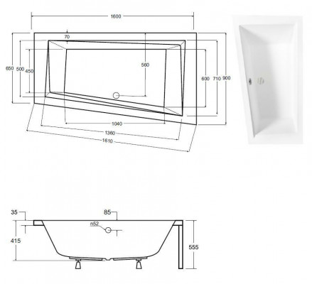 Design Badewanne Eck Neu Badewannen Wannen Moderne Eckbadewanne