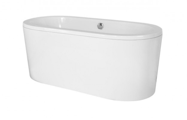Luxus Badewanne Rechteckige Freistehende Wanne Badezimmer Wannen Acryl Weiß Oval