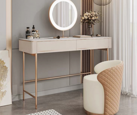 Design Sekretär Luxus Schreib Tisch Büro Möbel Tische Schmink Konsolen