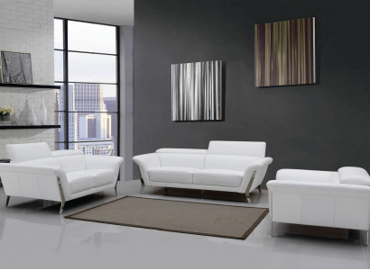 3 Sitzer (ohne 2+1) Sofa Couch Polster XXL Big Sofas Leder Sitz Design