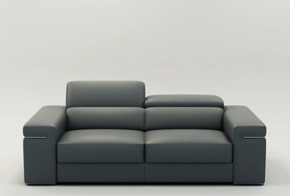 Sofa Couch Polser Sitz 3 Sitzer XXL Big Sofas Couchen Leder 3 Sitzplatz Neu