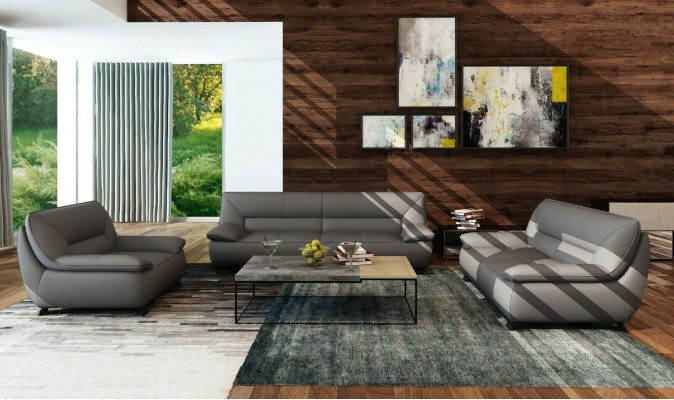 Sofa Couch Polster 3 Sitzer Leder Sofas Couchen Garnituren Sitz Design