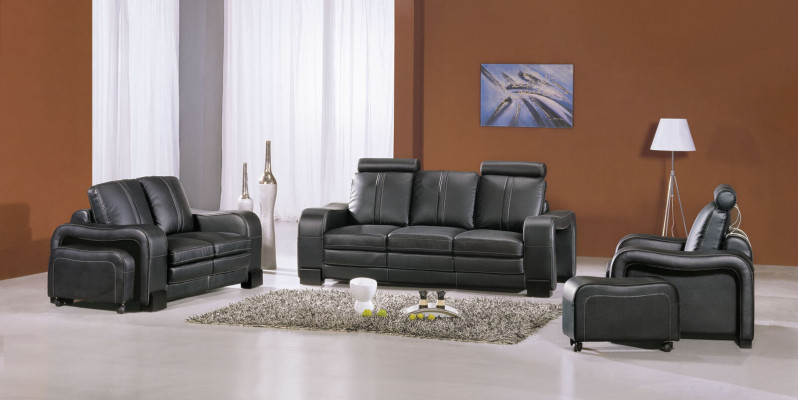 3 Sitzer (ohne 2+1) Sofa Couch Polster XXL Big Couchen Sofas Leder