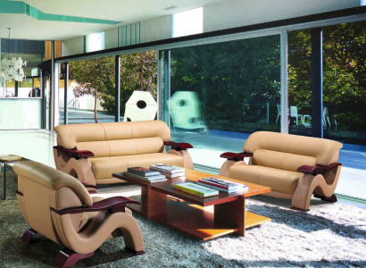 Sofa Couch Polster XXL Big Couchen Sofas Leder Sitz Design 3 Sitzer