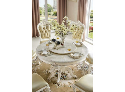 Klassische Beige Chesterfield Stühle Designer x6-er Set Lederstühle Designer Sitzmöbel