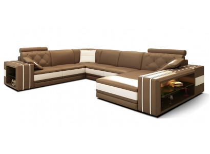Moderne Ecksofa Couch Polster Ecke Wohnlandschaft xxl Big Design Sofas Wittlich