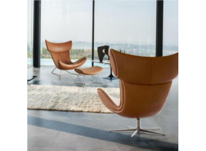 Sofa 1 Sitzer Fernseh Lounge Chaise Sofa Leder Textil Chair Sessel