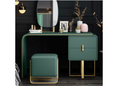 Schminktisch mit Spiegel Luxus Konsole Kommode Schlafzimmer Neu 2tlg