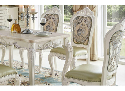 Design 6x Stühle Sessel Gruppe Set Gastro Neu Esszimmer Polster Massivholz