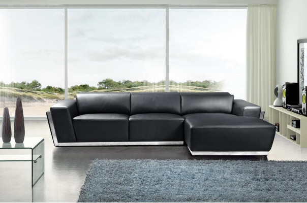 Multifunktions Wohnzimmer Ecksofa Garnitur Ledersofa Sitz Ecke Sofa