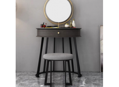 Schminktisch Spiegel Stuhl Luxus Konsole Kommode Schlafzimmer 2tlg.