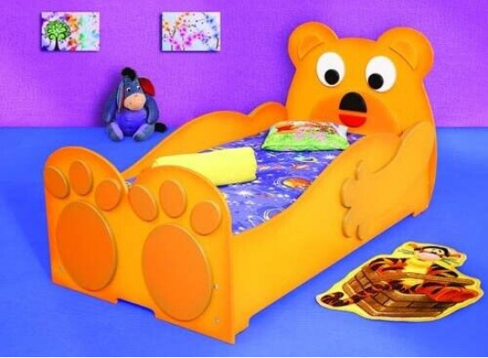 KINDERBETT Kinder Bett Schlafzimmer JUGENDBETT AUTO BETT BETTEN Neu TEDDYBIG