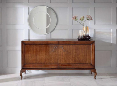 Braunes Sideboard Kommode Schränke Kommoden Holz Luxus Wohnzimmer Möbel Schrank