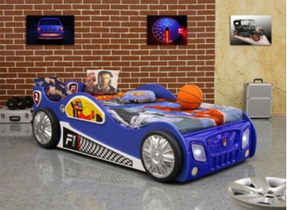 Autobett Bett Betten Sportwagen Jugendbett Sport Wagen Auto Schlafbett Lagerware