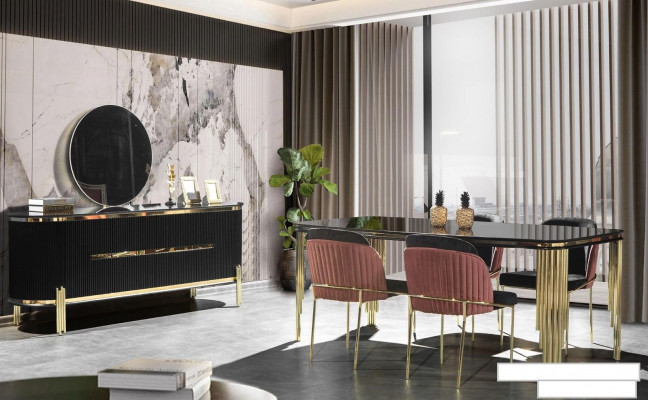 Sideboard Luxus Schrank Regal Holz Anrichte Schränke Wohnzimmer Modern Designer