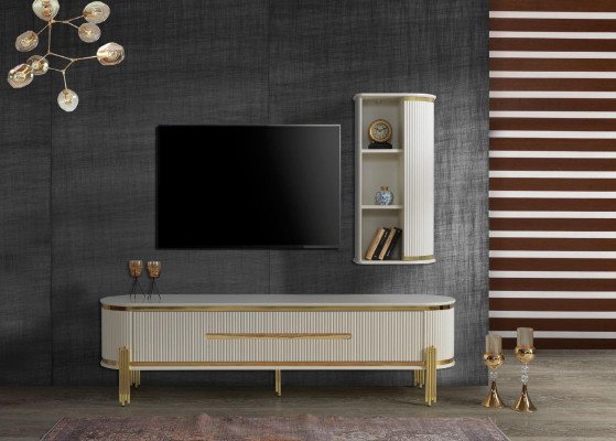Metall Möbel Esszimmer Garnitur Tisch Stuhl Set kommode Essgarnitur Stühle 6tlg.