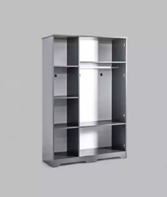 Kleiderschrank Schrank Möbel Schlafzimmer Schränke Holz Schwarz Loft