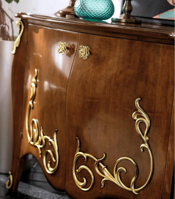 Kommoden Holz Schränke Anrichte Möbel Luxus Kommode Sideboard Schrank Italien