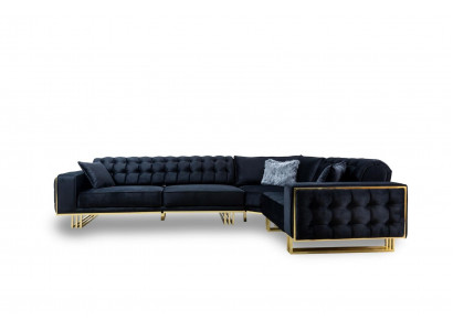 Exclusive Ecksofa Modern L-form Designer Stil Möbel Wohnzimmer Eckgarnitur