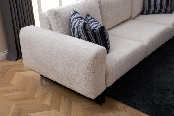 Design Sofagarnitur Wohnzimmer Set Moderne Garnituren 4+3+1 Sitz 3tlg.