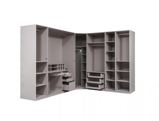 Eckschrank Design Luxus Schlafzimmermöbel Holz Kleiderschrank Modern
